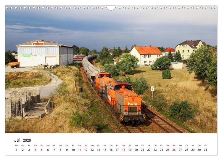 Produktbild: Eisenbahnen in Ostsachsen 2026 (Wandkalender 2026 DIN A3 quer), CALVENDO Monatskalender