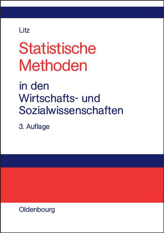 Produktbild: Statistische Methoden in den Wirtschafts- und Sozialwissenschaften