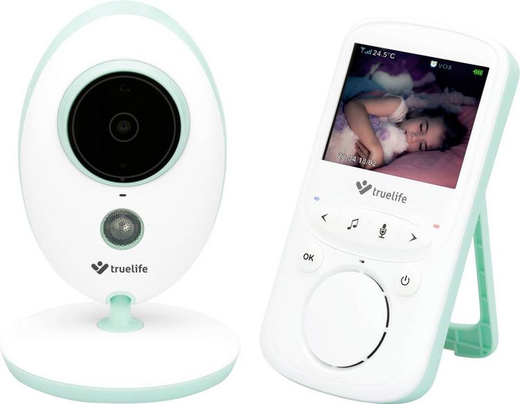 Produktbild: Truelife NannyCam V24 Pro Babyphone mit Kamera Digital 2.4GHz