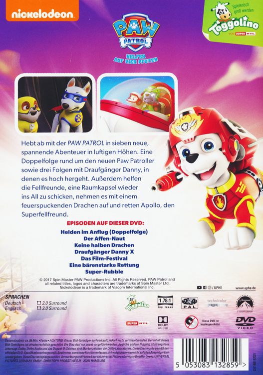 Produktbild: Paw Patrol - Helden im Anflug