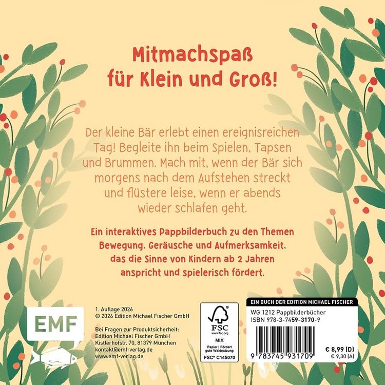 Produktbild: Lass uns brummen, spielen, tapsen, kleiner B&auml;r