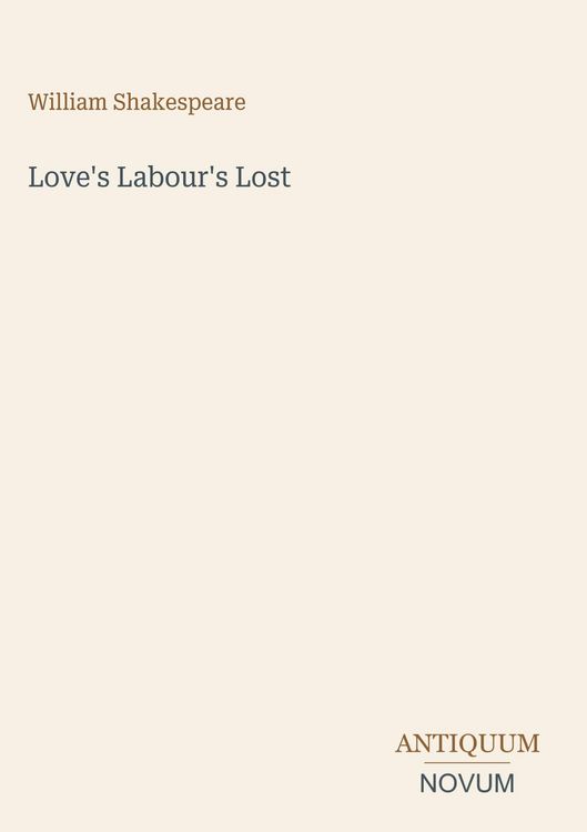 Produktbild: Love's Labour's Lost