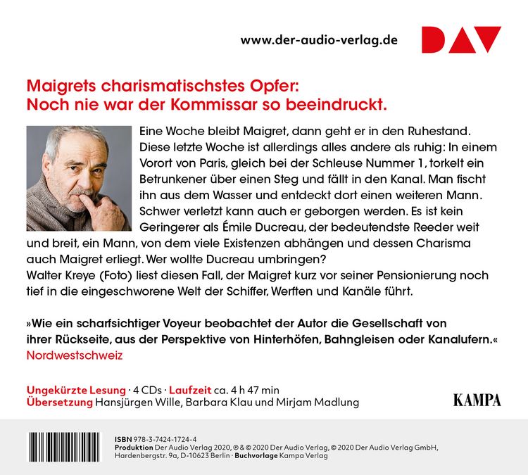 Produktbild: Maigret und die Schleuse Nr. 1