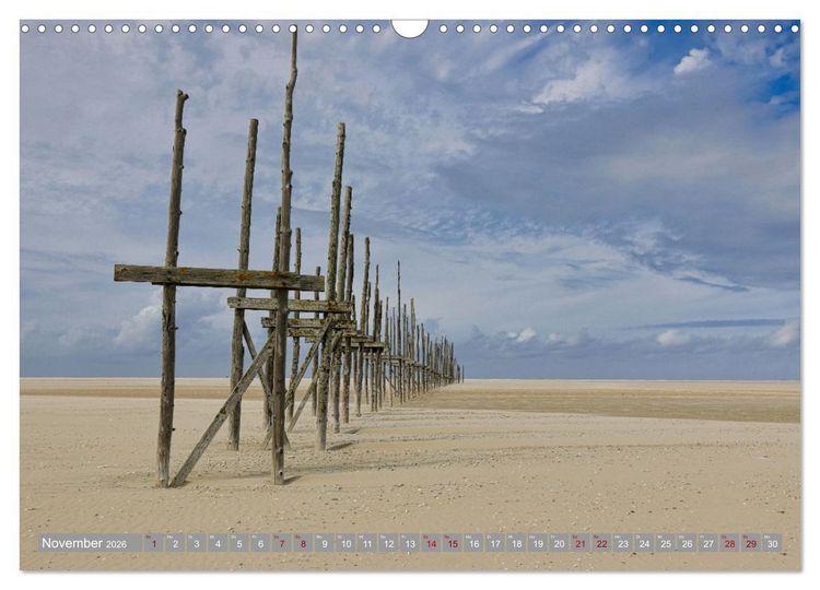 Produktbild: Vlieland Perle an der Nordsee (Wandkalender 2026 DIN A3 quer), CALVENDO Monatskalender