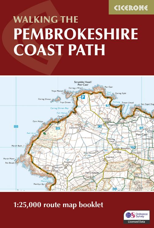 Produktbild: Pembrokeshire Coast Path Map Booklet