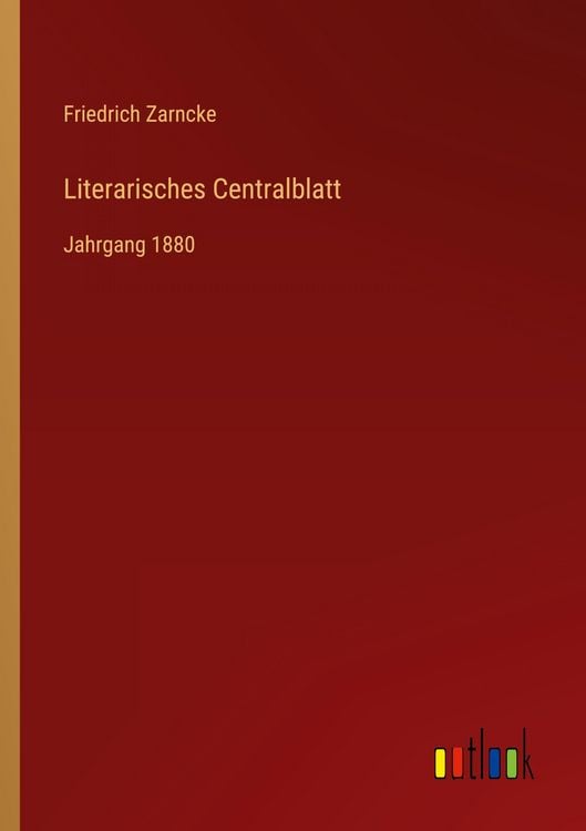 Produktbild: Literarisches Centralblatt