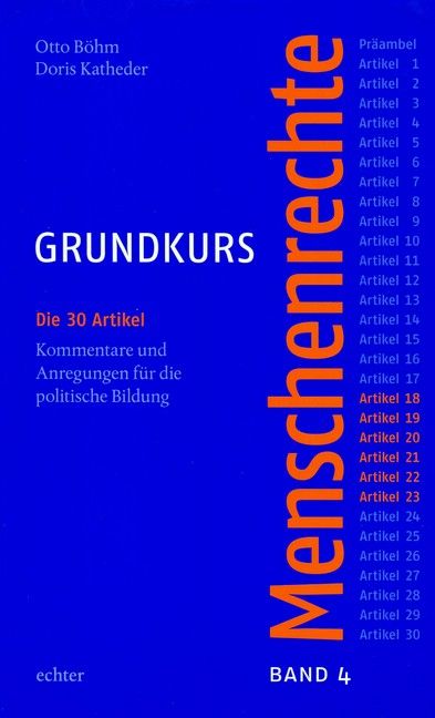 Produktbild: Grundkurs Menschenrechte / Grundkurs Menschenrechte - Band 4: Artikel 18-23