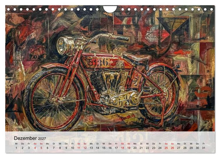 Produktbild: Kult-Motorr&auml;der der USA (Wandkalender 2027 DIN A4 quer), CALVENDO Monatskalender