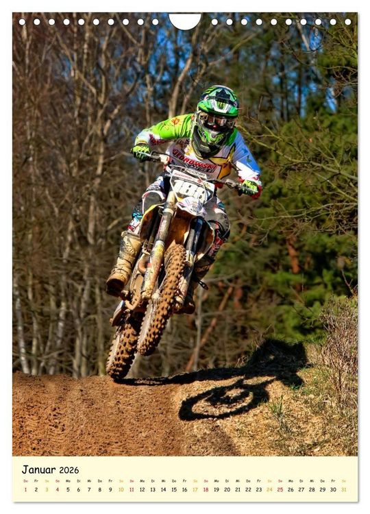 Produktbild: Motocross - einfach cool (Wandkalender 2026 DIN A4 hoch), CALVENDO Monatskalender