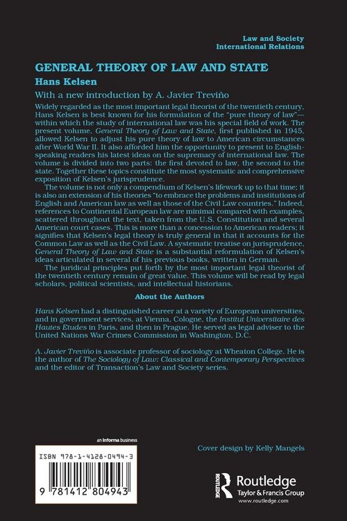 Produktbild: General Theory of Law and State