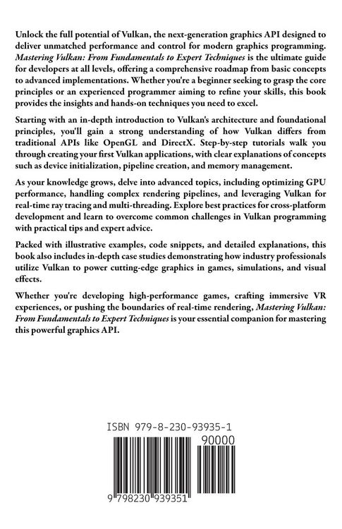 Produktbild: Mastering Vulkan