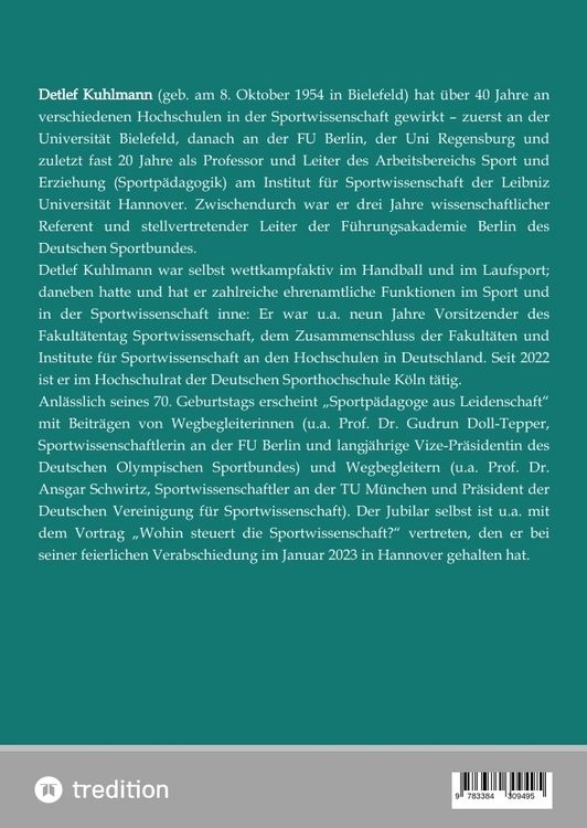 Produktbild: Detlef Kuhlmann - Sportpädagoge aus Leidenschaft