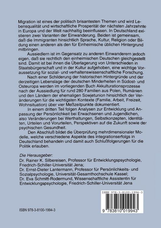Produktbild: Aussiedler in Deutschland