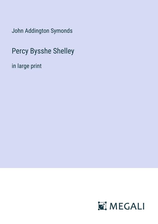 Produktbild: Percy Bysshe Shelley
