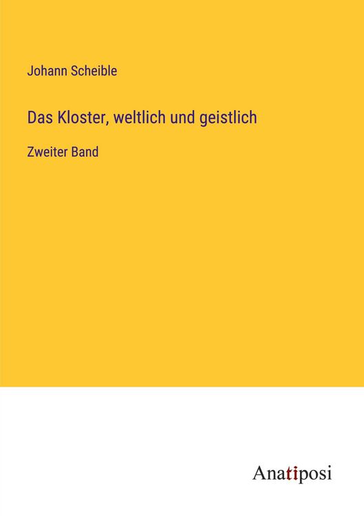 Produktbild: Das Kloster, weltlich und geistlich