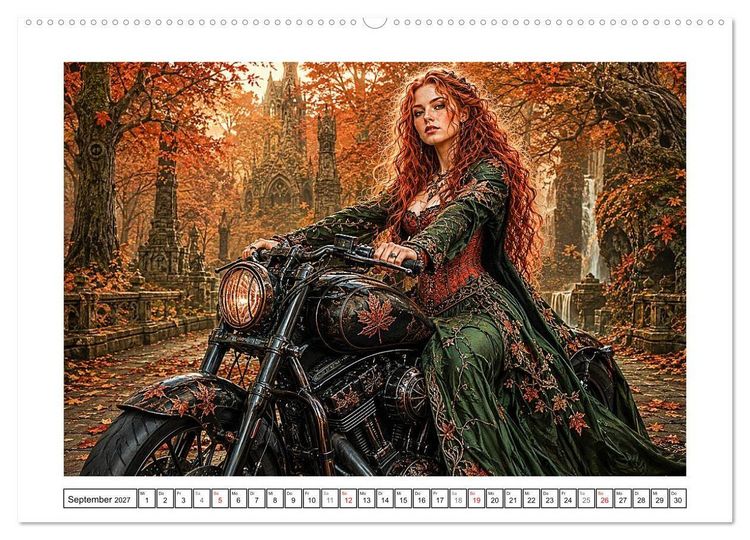 Produktbild: Nachtreiterinnen (Wandkalender 2027 DIN A2 quer), CALVENDO Monatskalender