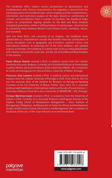 Produktbild: The Palgrave Handbook of Globalization with Chinese Characteristics