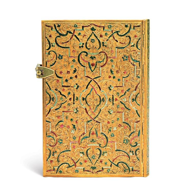 Produktbild: Hardcover Notizbuch Goldeinlage, Mini, Liniert