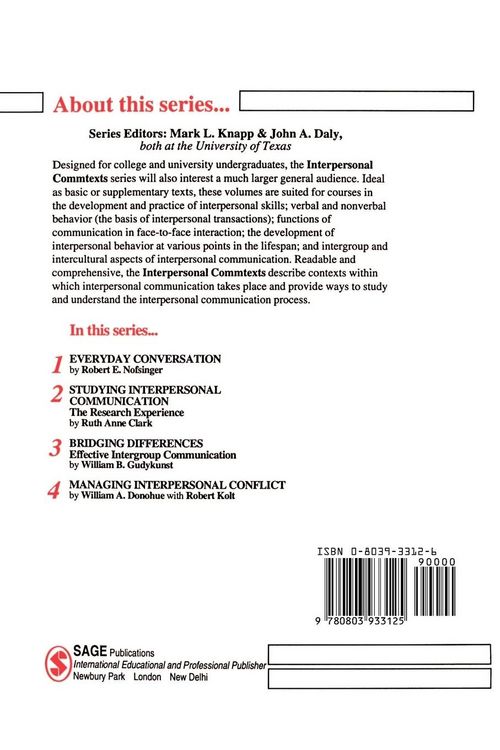 Produktbild: Managing Interpersonal Conflict