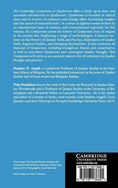 Produktbild: The Cambridge Companion to Quakerism
