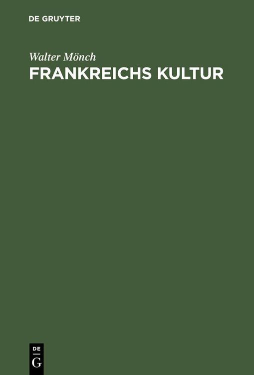 Produktbild: Frankreichs Kultur