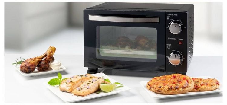 Produktbild: Bestron AOV10 Mini-Backofen Grillfunktion, Kontrollleuchte, Timerfunktion 10l