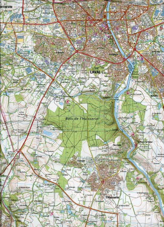 Produktbild: Cosse-le-Vivien I'Huisserie 1:25 000