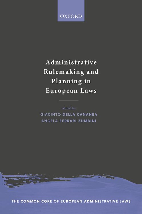 Produktbild: Administrative Rulemaking and Planning in European Laws