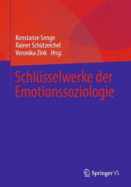 Produktbild: Schl&uuml;sselwerke der Emotionssoziologie