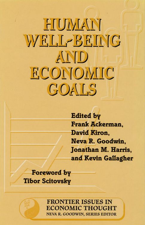 Produktbild: Human Well-Being and Economic Goals