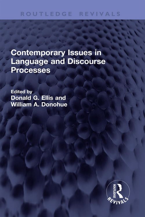 Produktbild: Contemporary Issues in Language and Discourse Processes