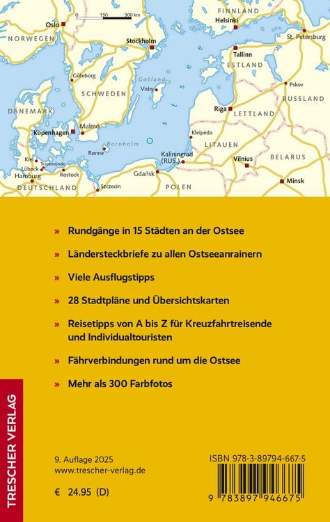 Produktbild: TRESCHER Reisef&uuml;hrer Ostseest&auml;dte