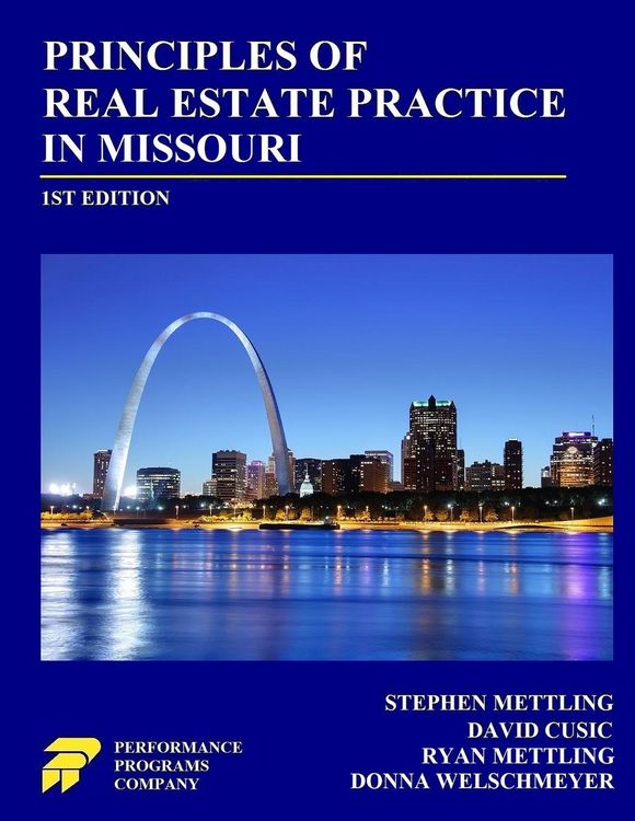 Produktbild: Principles of Real Estate Practice in Missouri