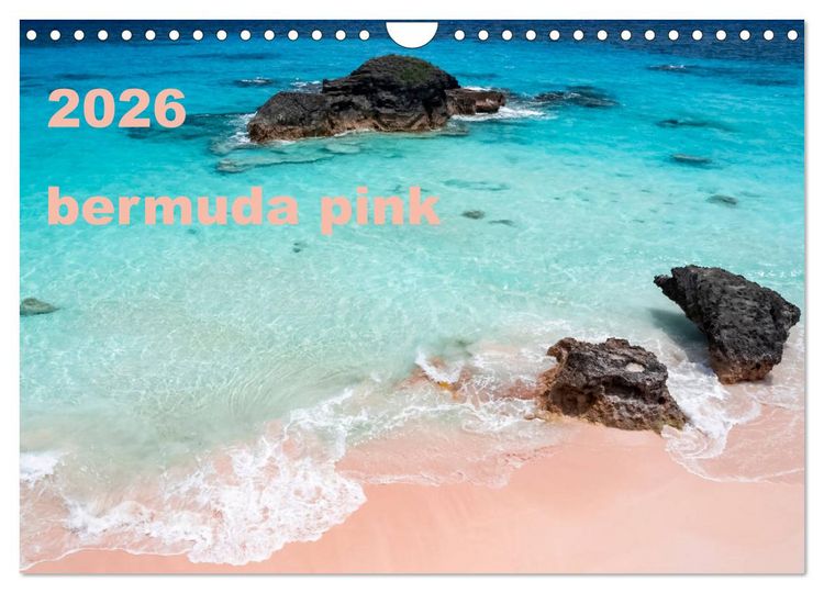 Produktbild: bermuda pink (Wall Calendar 2026 DIN A4 landscape), CALVENDO 12 Month Wall Calendar