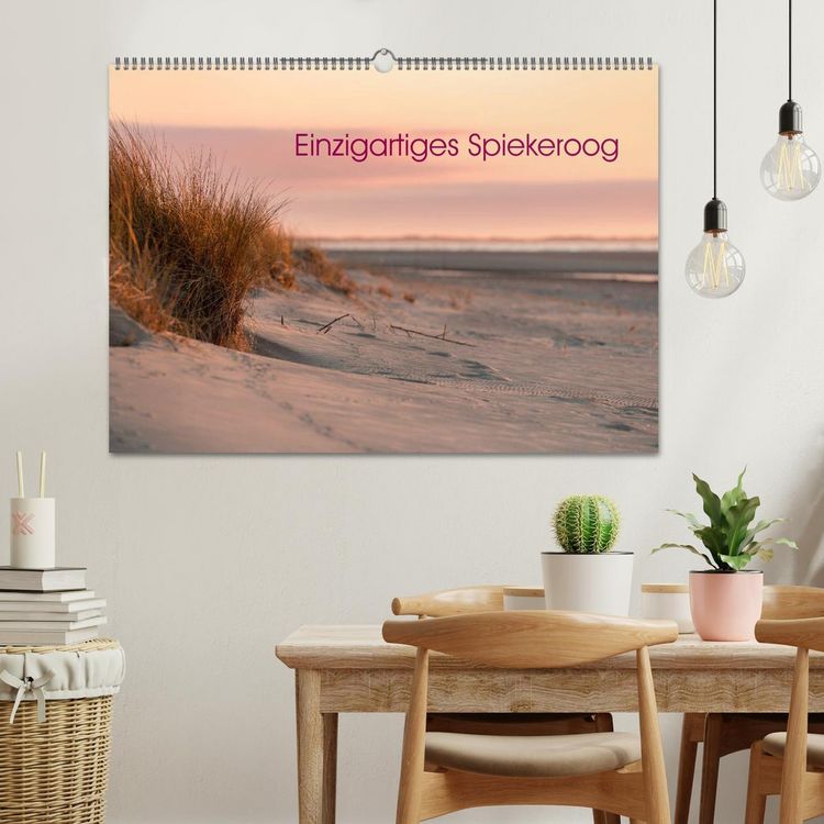 Produktbild: Einzigartiges Spiekeroog (Wandkalender 2026 DIN A2 quer), CALVENDO Monatskalender