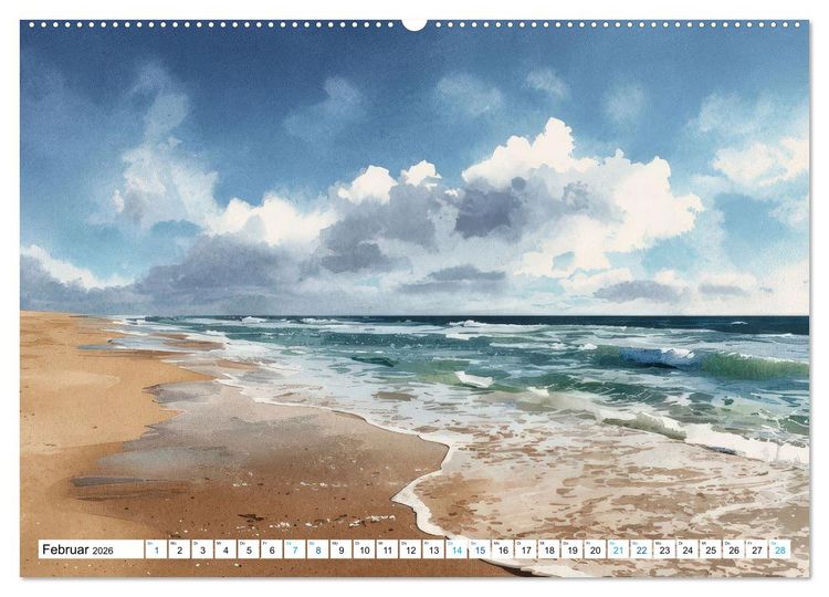 Produktbild: Meeresbrisen (hochwertiger Premium Wandkalender 2026 DIN A2 quer), Kunstdruck in Hochglanz
