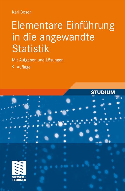 Produktbild: Elementare Einf&uuml;hrung in die angewandte Statistik