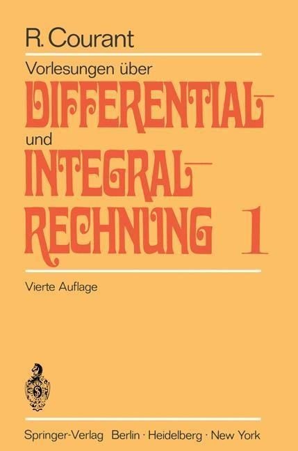 Produktbild: Vorlesungen &uuml;ber Differential- und Integralrechnung