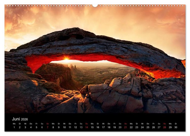 Produktbild: USA S&uuml;d-West (Wandkalender 2026 DIN A2 quer), CALVENDO Monatskalender