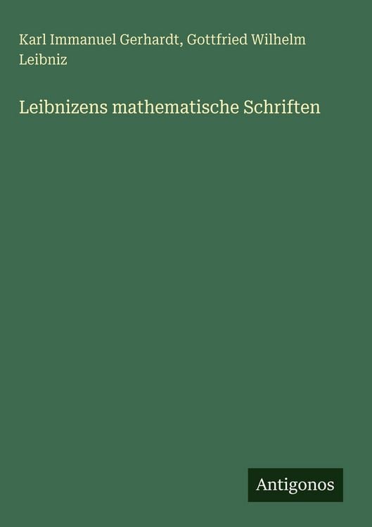 Produktbild: Leibnizens mathematische Schriften