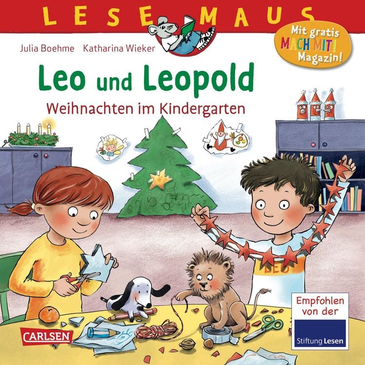 Produktbild: LESEMAUS 163: Leo und Leopold – Weihnachten im Kindergarten