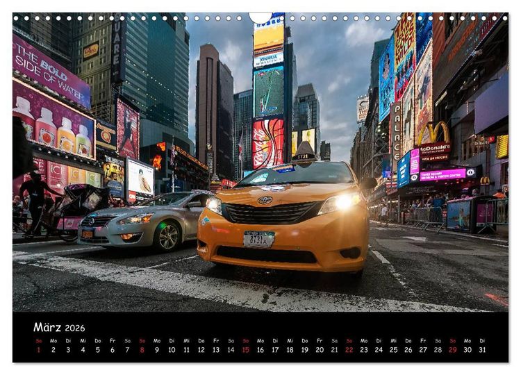 Produktbild: New York (Wandkalender 2026 DIN A3 quer), CALVENDO Monatskalender