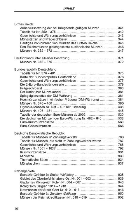 Produktbild: Die deutschen M&uuml;nzen seit 1871
