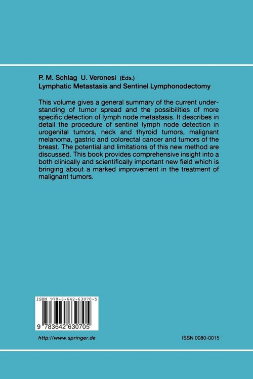 Produktbild: Lymphatic Metastasis and Sentinel Lymphonodectomy