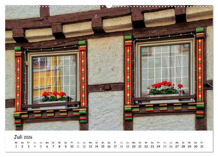 Produktbild: Blickf&auml;nge - Fenster und T&uuml;ren (Wandkalender 2026 DIN A2 quer), CALVENDO Monatskalender