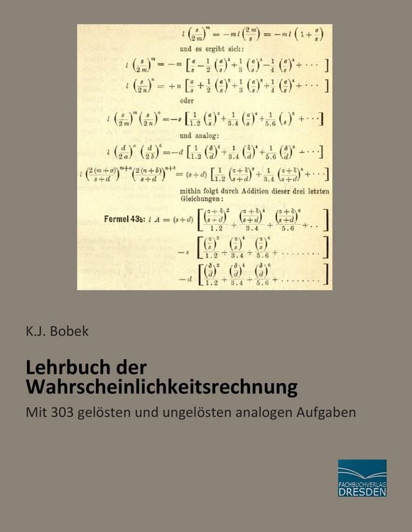 Produktbild: Lehrbuch der Wahrscheinlichkeitsrechnung