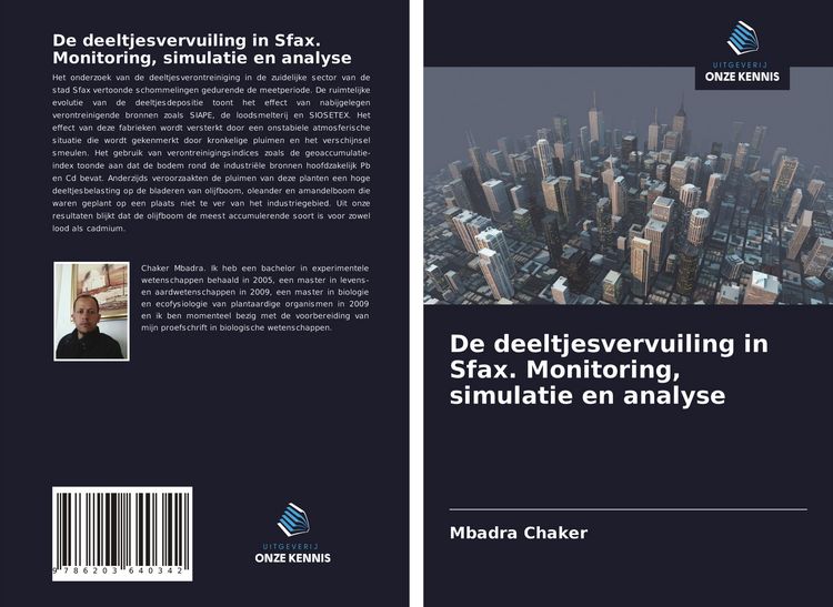 Produktbild: De deeltjesvervuiling in Sfax. Monitoring, simulatie en analyse