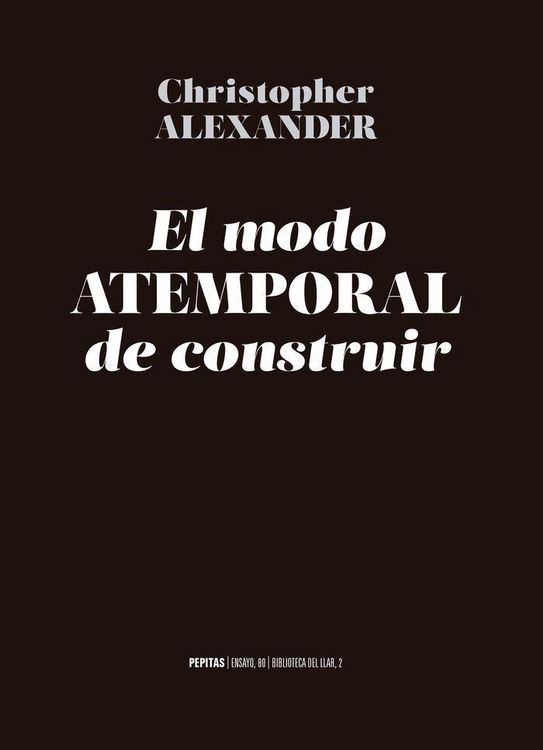 Produktbild: El modo atemporal de construir