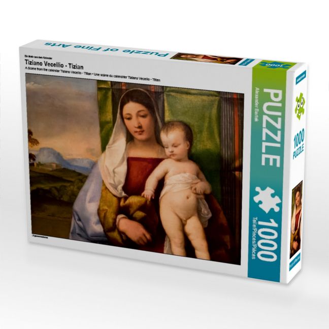 Produktbild: CALVENDO Puzzle Ein Motiv aus dem Kalender Tiziano Vecellio - Tizian | 1000 Teile Lege-Gr&ouml;&szlig;e 64x48cm Foto-Puzzle f&uuml;r gl&uuml;ckliche Stunden
