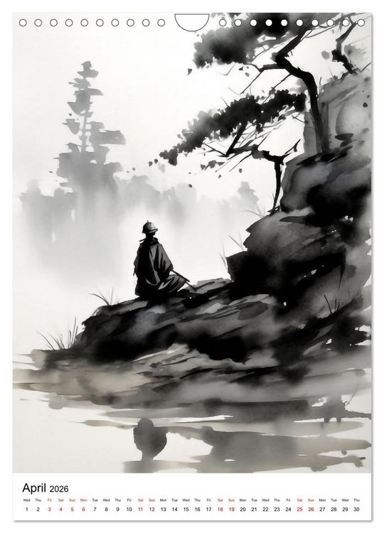 Produktbild: Zen Serenity (Wall Calendar 2026 DIN A4 portrait), CALVENDO 12 Month Wall Calendar